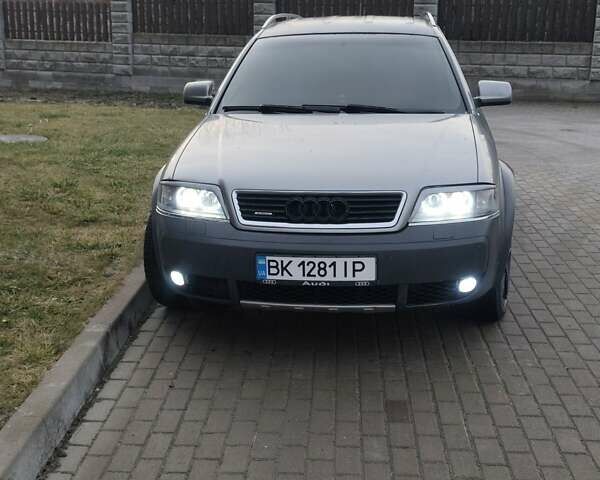 Серый Ауди А6 Олроуд, объемом двигателя 2.5 л и пробегом 320 тыс. км за 6300 $, фото 1 на Automoto.ua