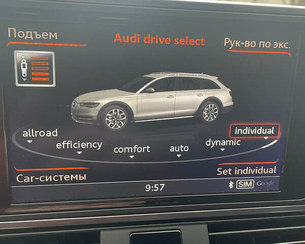 Сірий Ауді A6 Allroad, об'ємом двигуна 3 л та пробігом 120 тис. км за 44700 $, фото 21 на Automoto.ua