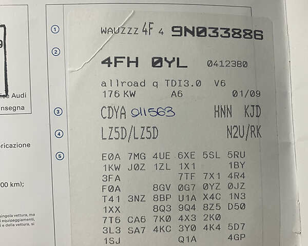 Синий Ауди А6 Олроуд, объемом двигателя 2.97 л и пробегом 374 тыс. км за 9700 $, фото 1 на Automoto.ua