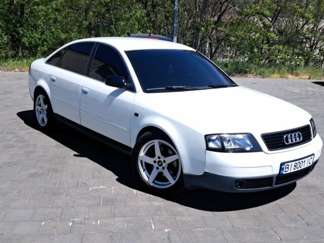 Белый Ауди А6, объемом двигателя 1.8 л и пробегом 360 тыс. км за 5000 $, фото 1 на Automoto.ua