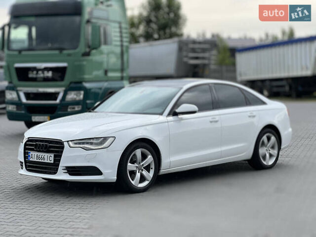 Белый Ауди А6, объемом двигателя 1.98 л и пробегом 210 тыс. км за 11650 $, фото 2 на Automoto.ua
