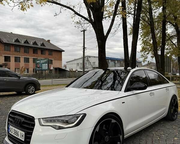 Ауді А6 2012 у Виноградове на Automoto.ua Білий Ауді А6, об'ємом двигуна 3 л та пробігом 286 тис. км за 16900 $, фото 3 на Automoto.ua
