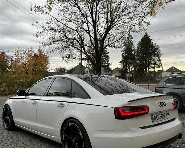 Ауді А6 2012 у Виноградове на Automoto.ua Білий Ауді А6, об'ємом двигуна 3 л та пробігом 286 тис. км за 16900 $, фото 16 на Automoto.ua