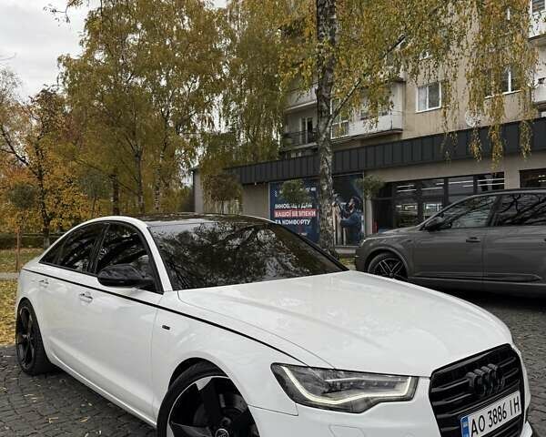 Ауді А6 2012 у Виноградове на Automoto.ua Білий Ауді А6, об'ємом двигуна 3 л та пробігом 286 тис. км за 16900 $, фото 9 на Automoto.ua