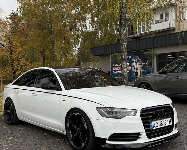 Ауді А6 2012 у Виноградове на Automoto.ua Білий Ауді А6, об'ємом двигуна 3 л та пробігом 286 тис. км за 16900 $, фото 5 на Automoto.ua