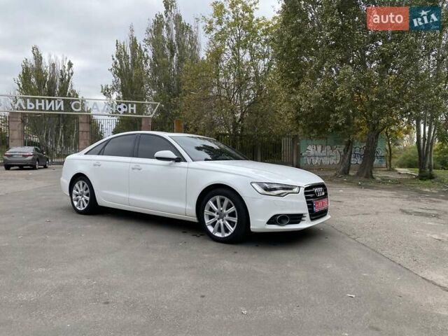 Ауди А6 2013 в Николаеве на Automoto.ua Белый Ауди А6, объемом двигателя 3 л и пробегом 134 тыс. км за 18000 $, фото 4 на Automoto.ua
