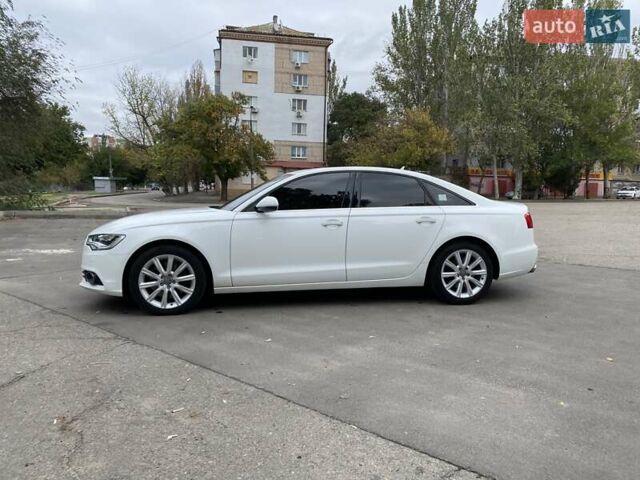 Ауди А6 2013 в Николаеве на Automoto.ua Белый Ауди А6, объемом двигателя 3 л и пробегом 134 тыс. км за 18000 $, фото 3 на Automoto.ua