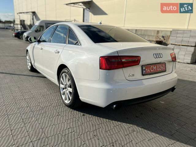 Ауди А6 2013 в Львове на Automoto.ua Белый Ауди А6, объемом двигателя 2 л и пробегом 179 тыс. км за 10300 $, фото 5 на Automoto.ua