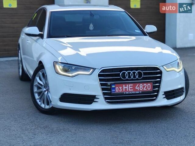 Ауди А6 2013 в Ровно на Automoto.ua Белый Ауди А6, объемом двигателя 2 л и пробегом 222 тыс. км за 11750 $, фото 7 на Automoto.ua