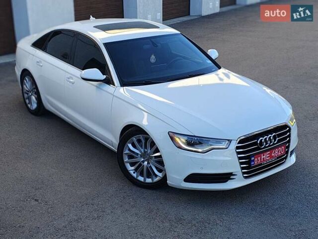 Ауди А6 2013 в Ровно на Automoto.ua Белый Ауди А6, объемом двигателя 2 л и пробегом 222 тыс. км за 11750 $, фото 1 на Automoto.ua