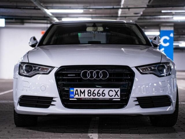 Белый Ауди А6, объемом двигателя 2 л и пробегом 158 тыс. км за 12500 $, фото 1 на Automoto.ua