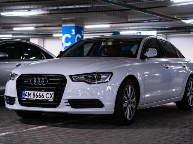Белый Ауди А6, объемом двигателя 2 л и пробегом 158 тыс. км за 12500 $, фото 2 на Automoto.ua