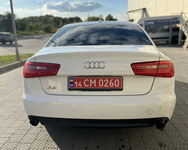 Ауди А6 2013 в Львове на Automoto.ua Белый Ауди А6, объемом двигателя 2 л и пробегом 179 тыс. км за 10300 $, фото 6 на Automoto.ua