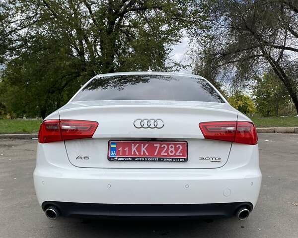 Ауди А6 2013 в Николаеве на Automoto.ua Белый Ауди А6, объемом двигателя 3 л и пробегом 134 тыс. км за 18000 $, фото 6 на Automoto.ua
