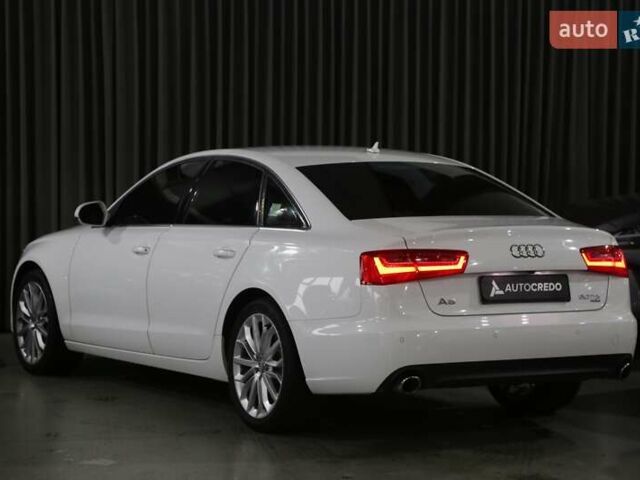 Ауди А6 2013 в Киеве на Automoto.ua Белый Ауди А6, объемом двигателя 3 л и пробегом 77 тыс. км за 21900 $, фото 4 на Automoto.ua