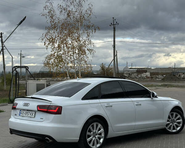 Ауди А6 2014 в Харькове на Automoto.ua Белый Ауди А6, объемом двигателя 2 л и пробегом 137 тыс. км за 17500 $, фото 4 на Automoto.ua