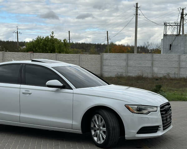 Ауди А6 2014 в Харькове на Automoto.ua Белый Ауди А6, объемом двигателя 2 л и пробегом 137 тыс. км за 17500 $, фото 3 на Automoto.ua