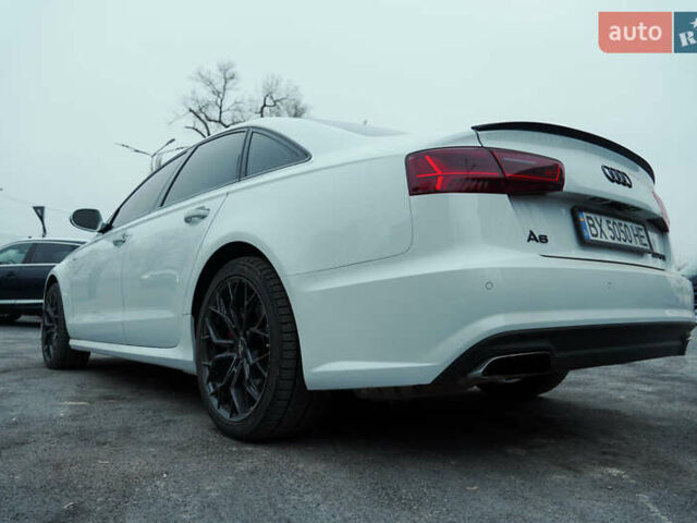 Ауді А6 2014 у Каменце-Подольском на Automoto.ua Білий Ауді А6, об'ємом двигуна 3 л та пробігом 197 тис. км за 14500 $, фото 14 на Automoto.ua