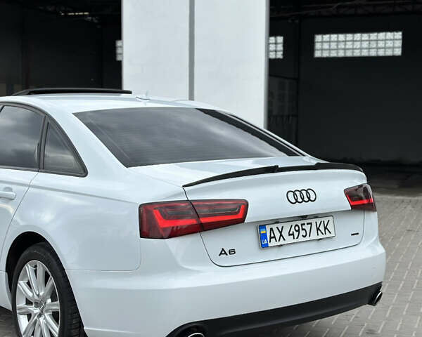 Ауди А6 2014 в Харькове на Automoto.ua Белый Ауди А6, объемом двигателя 2 л и пробегом 137 тыс. км за 17500 $, фото 6 на Automoto.ua