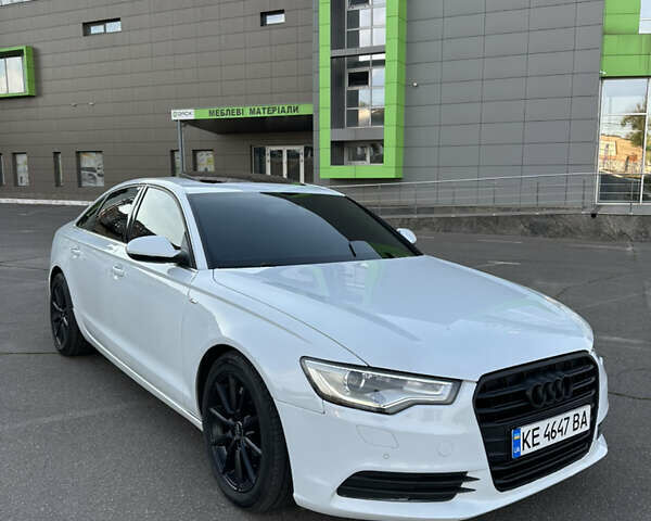 Ауді А6 2014 у Кривому Розі на Automoto.ua Білий Ауді А6, об'ємом двигуна 2 л та пробігом 200 тис. км за 14200 $, фото 4 на Automoto.ua