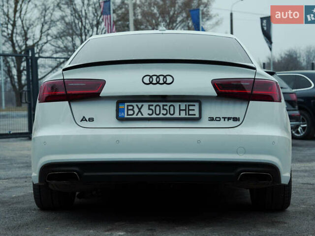 Ауді А6 2014 у Каменце-Подольском на Automoto.ua Білий Ауді А6, об'ємом двигуна 3 л та пробігом 197 тис. км за 14500 $, фото 13 на Automoto.ua