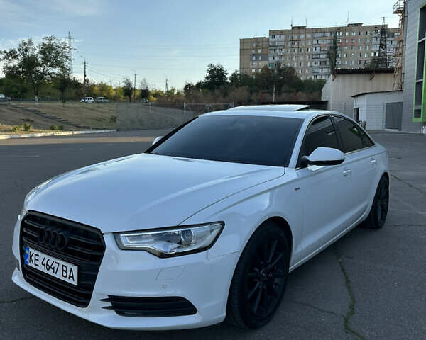 Ауді А6 2014 у Кривому Розі на Automoto.ua Білий Ауді А6, об'ємом двигуна 2 л та пробігом 200 тис. км за 14200 $, фото 5 на Automoto.ua