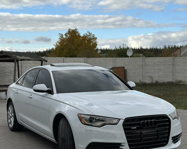 Ауди А6 2014 в Харькове на Automoto.ua Белый Ауди А6, объемом двигателя 2 л и пробегом 137 тыс. км за 17500 $, фото 2 на Automoto.ua