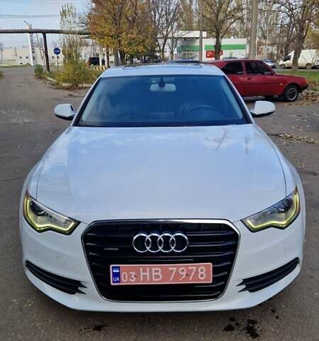 Білий Ауді А6, об'ємом двигуна 2 л та пробігом 221 тис. км за 13000 $, фото 1 на Automoto.ua