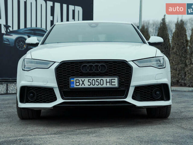 Ауді А6 2014 у Каменце-Подольском на Automoto.ua Білий Ауді А6, об'ємом двигуна 3 л та пробігом 197 тис. км за 14500 $, фото 2 на Automoto.ua