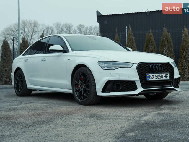 Ауді А6 2014 у Каменце-Подольском на Automoto.ua Білий Ауді А6, об'ємом двигуна 3 л та пробігом 197 тис. км за 14500 $, фото 6 на Automoto.ua