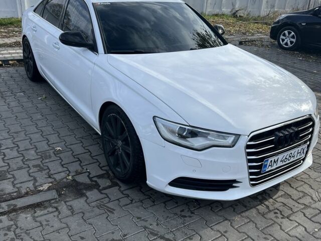 Ауди А6 2014 в Ирпене на Automoto.ua Белый Ауди А6, объемом двигателя 3 л и пробегом 181 тыс. км за 19999 $, фото 2 на Automoto.ua