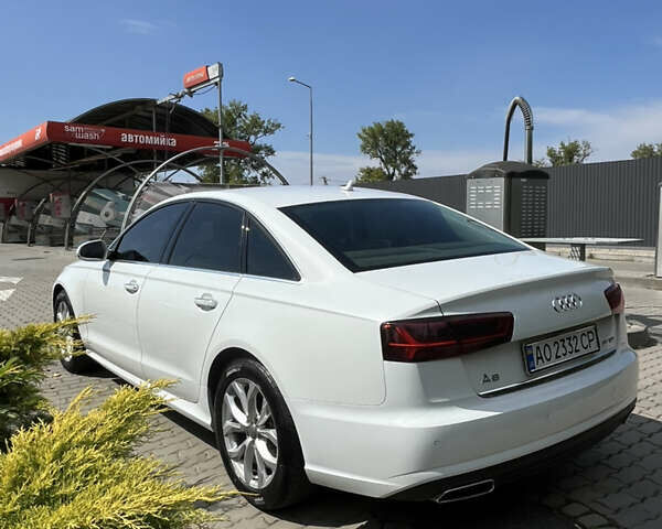 Ауді А6 2015 у Ужгороді на Automoto.ua Білий Ауді А6, об'ємом двигуна 1.97 л та пробігом 144 тис. км за 24000 $, фото 1 на Automoto.ua