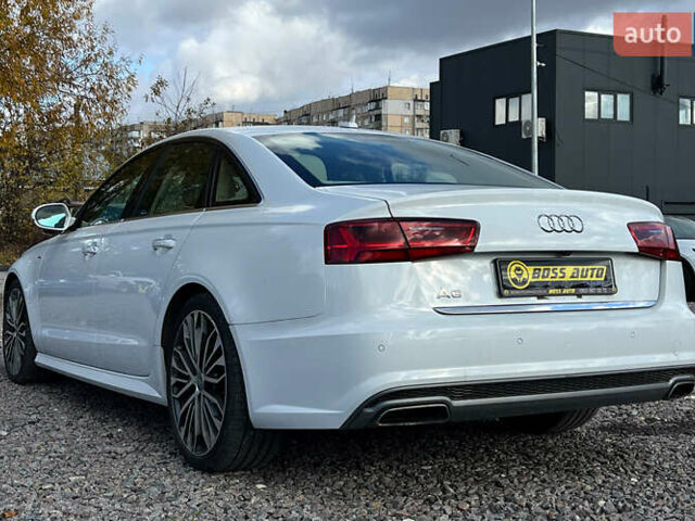 Ауді А6 2015 у Львові на Automoto.ua Білий Ауді А6, об'ємом двигуна 1.98 л та пробігом 96 тис. км за 18500 $, фото 5 на Automoto.ua