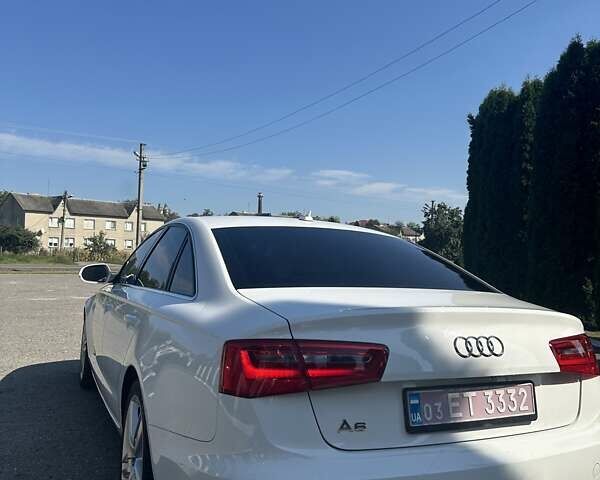 Ауди А6 2015 в Дубно на Automoto.ua Белый Ауди А6, объемом двигателя 2 л и пробегом 120 тыс. км за 14400 $, фото 4 на Automoto.ua