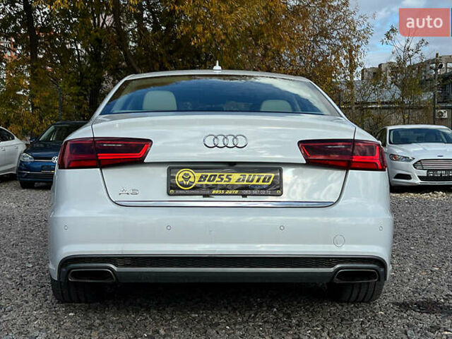 Ауді А6 2015 у Львові на Automoto.ua Білий Ауді А6, об'ємом двигуна 1.98 л та пробігом 96 тис. км за 18500 $, фото 4 на Automoto.ua
