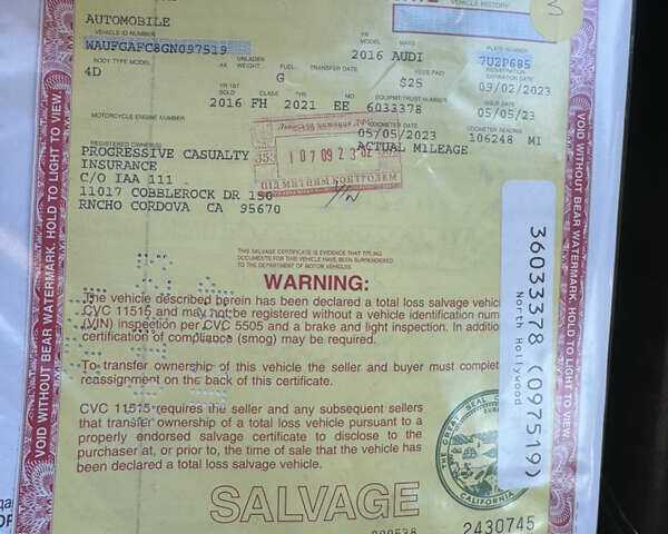 Білий Ауді А6, об'ємом двигуна 3 л та пробігом 182 тис. км за 20999 $, фото 42 на Automoto.ua