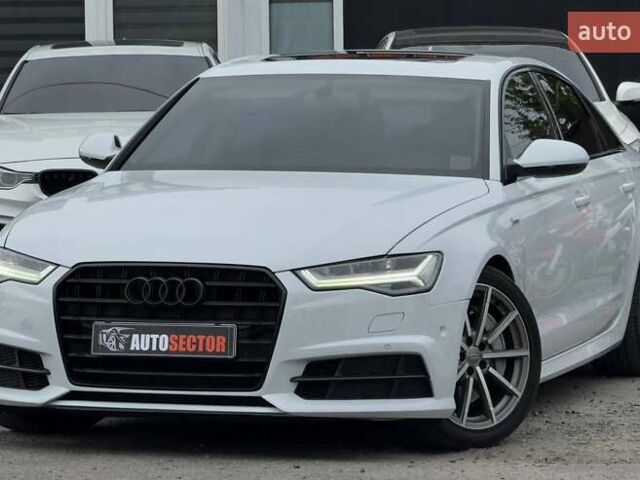 Ауди А6 2017 в Харькове на Automoto.ua Белый Ауди А6, объемом двигателя 3 л и пробегом 92 тыс. км за 24700 $, фото 1 на Automoto.ua