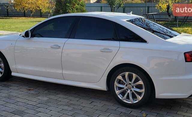 Ауди А6 2017 в Киеве на Automoto.ua Белый Ауди А6, объемом двигателя 1.97 л и пробегом 95 тыс. км за 21900 $, фото 2 на Automoto.ua