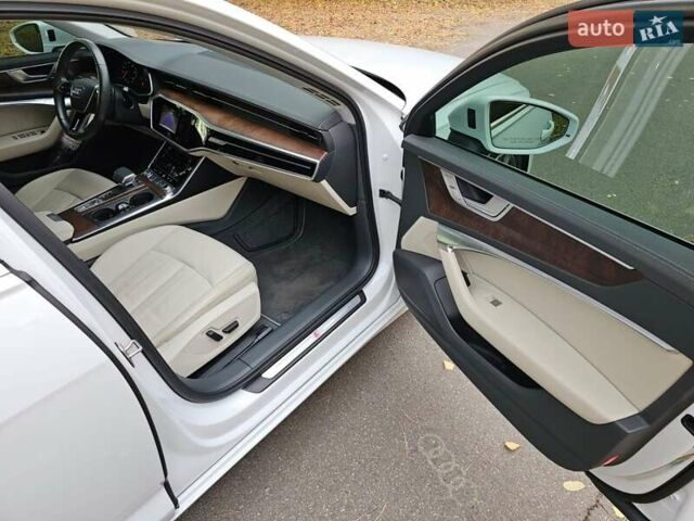 Ауді А6 2019 у Новомосковске на Automoto.ua Білий Ауді А6, об'ємом двигуна 3 л та пробігом 51 тис. км за 32100 $, фото 1 на Automoto.ua