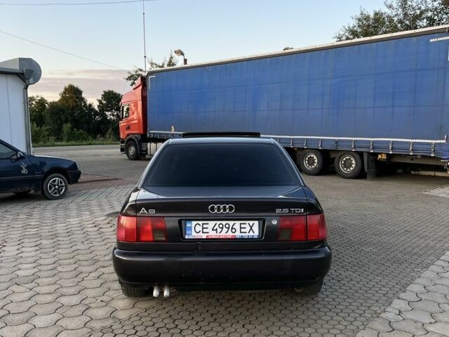 Черный Ауди А6, объемом двигателя 2.5 л и пробегом 250 тыс. км за 3500 $, фото 3 на Automoto.ua