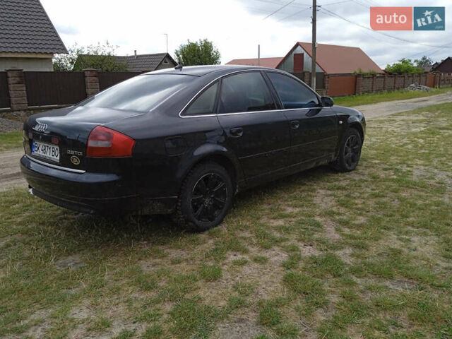 Черный Ауди А6, объемом двигателя 2.5 л и пробегом 315 тыс. км за 4000 $, фото 2 на Automoto.ua