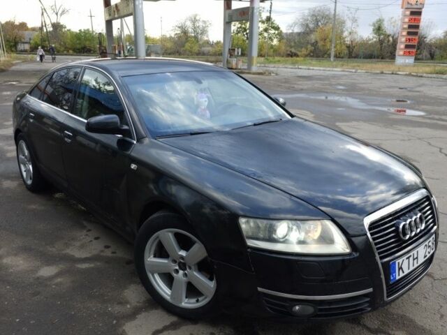 Черный Ауди А6, объемом двигателя 3 л и пробегом 370 тыс. км за 5100 $, фото 1 на Automoto.ua