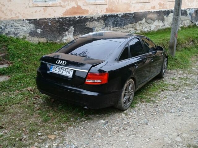 Черный Ауди А6, объемом двигателя 2 л и пробегом 265 тыс. км за 3550 $, фото 2 на Automoto.ua