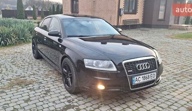 Черный Ауди А6, объемом двигателя 2 л и пробегом 340 тыс. км за 8500 $, фото 2 на Automoto.ua