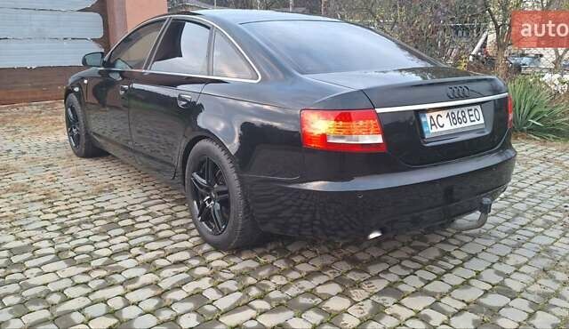 Черный Ауди А6, объемом двигателя 2 л и пробегом 340 тыс. км за 8500 $, фото 5 на Automoto.ua
