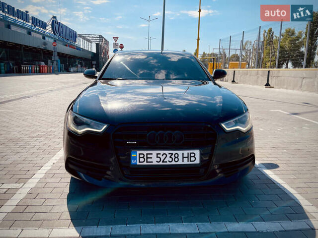 Черный Ауди А6, объемом двигателя 3 л и пробегом 267 тыс. км за 15000 $, фото 1 на Automoto.ua