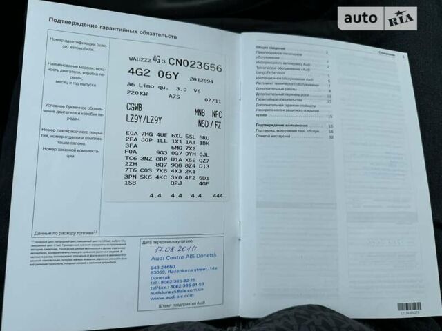 Чорний Ауді А6, об'ємом двигуна 3 л та пробігом 124 тис. км за 18900 $, фото 77 на Automoto.ua