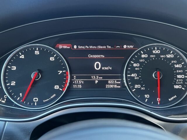 Чорний Ауді А6, об'ємом двигуна 3 л та пробігом 235 тис. км за 11999 $, фото 6 на Automoto.ua