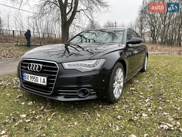 Черный Ауди А6, объемом двигателя 3 л и пробегом 199 тыс. км за 15000 $, фото 1 на Automoto.ua