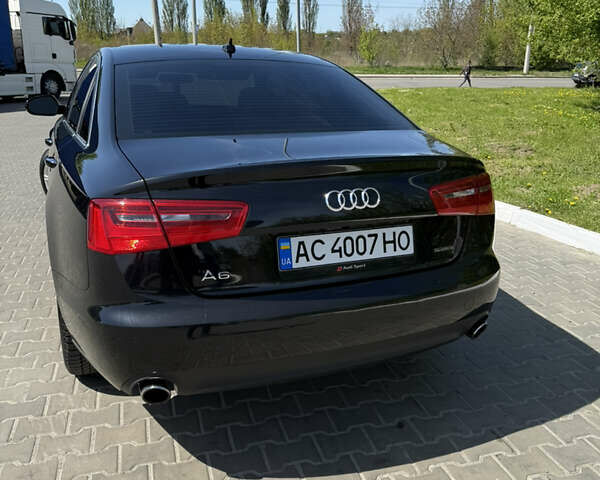 Ауді А6 2012 у Луцьку на Automoto.ua Чорний Ауді А6, об'ємом двигуна 1.98 л та пробігом 171 тис. км за 15100 $, фото 5 на Automoto.ua
